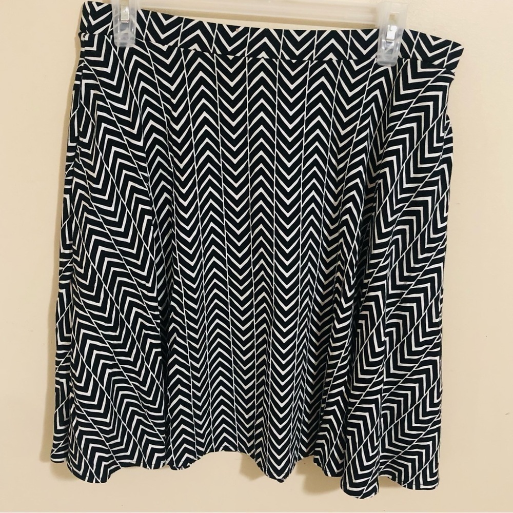 Cynthia Rowley A-Line Chevron Skirt